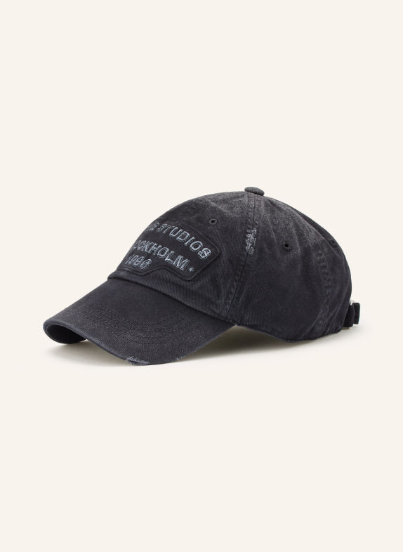 Acne Studios Șapcă din denim NEGRU