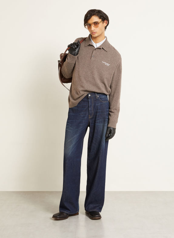 Acne Studios Jeans 1981 Tapered Fit 838 DARK BLUE