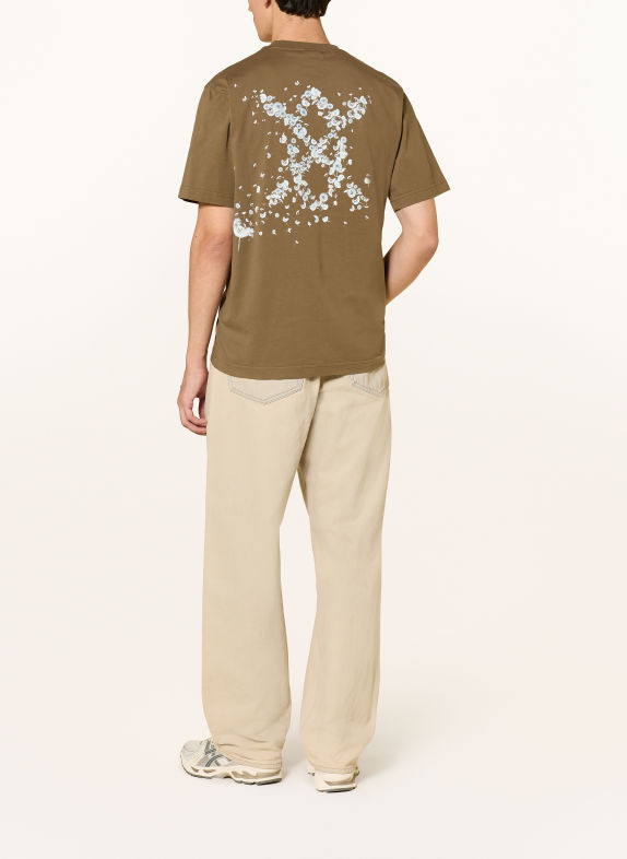 DAILY PAPER WISH PLANT SHIELD T-shirt BROWN