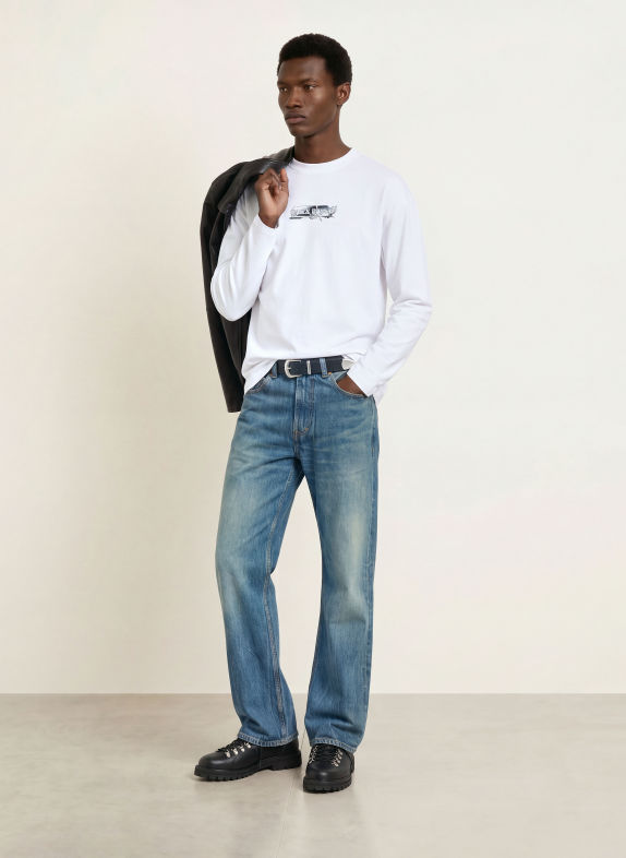 DAILY PAPER Longsleeve WEISS