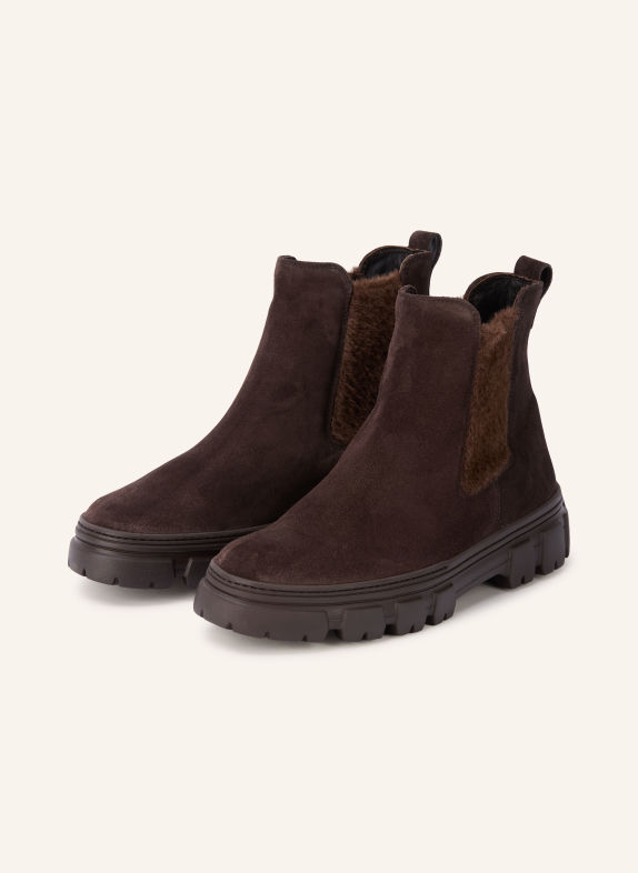 paul green Chelsea boots DARK BROWN