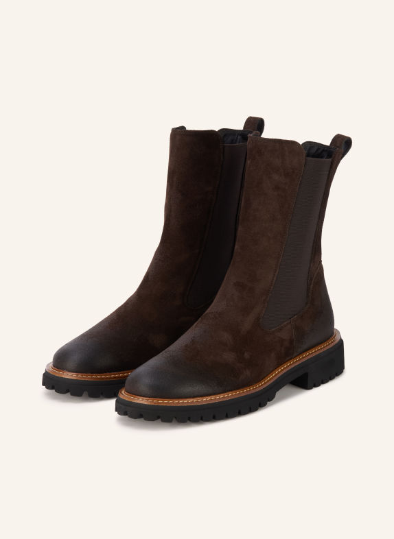 paul green Chelsea boots DARK BROWN