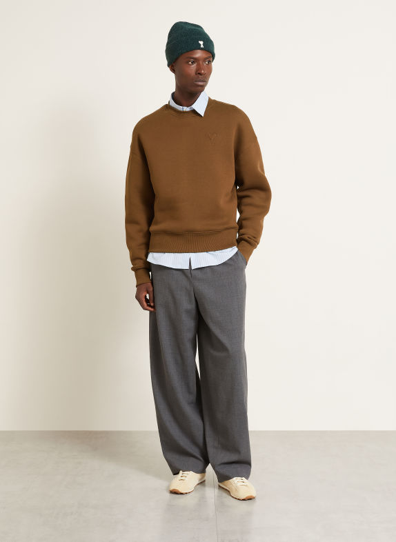 AMI PARIS Sweatshirt BROWN