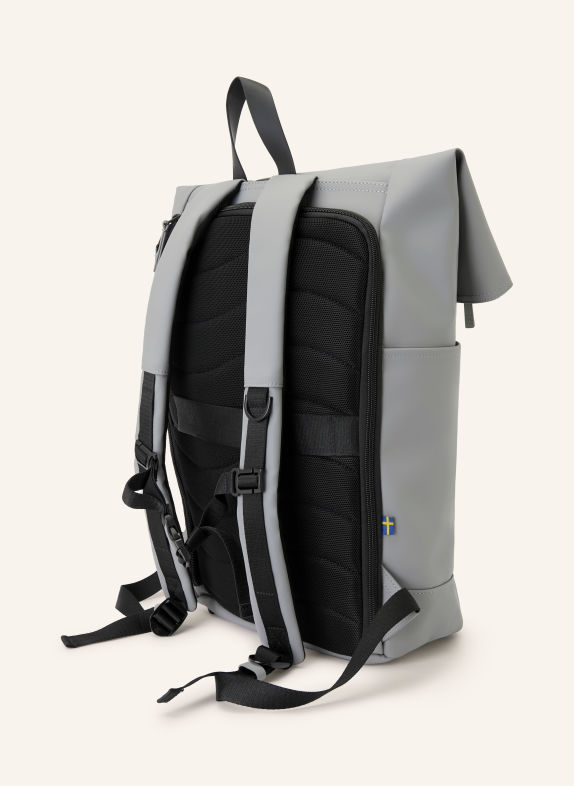 GASTON LUGA SPLÄSH Backpack with laptop compartment GRAY / BLACK