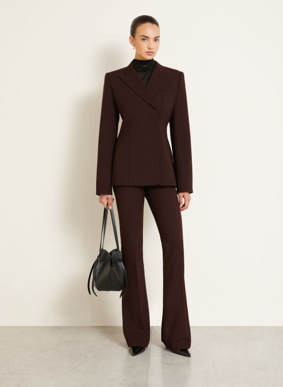 SPORTMAX Marlenehose FEBE DUNKELBRAUN