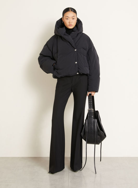 SPORTMAX MODICO4 Wide-leg trousers BLACK
