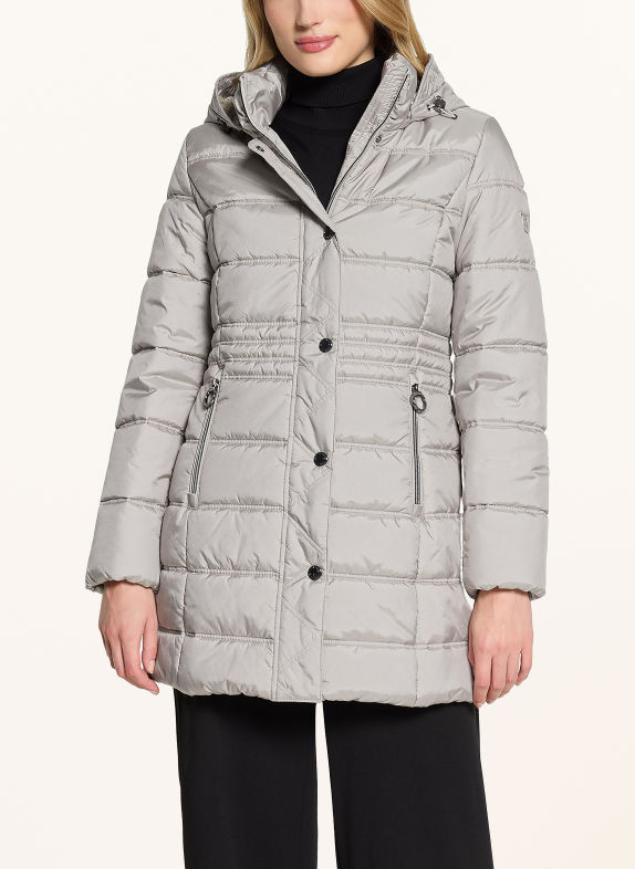 Betty Barclay Quilted jacket LIGHT GRAY