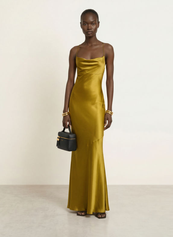 RETROFÊTE Abendkleid LUKKA HELLGRÜN