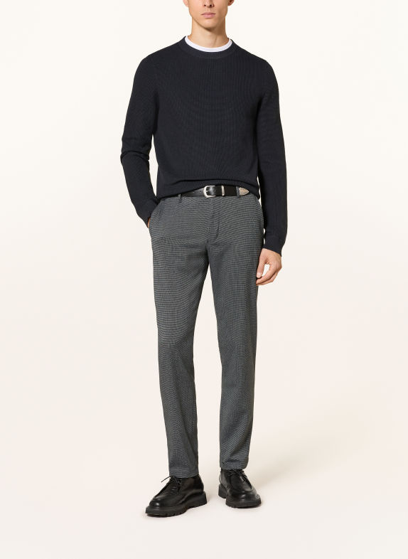 JOOP! JEANS Chino kalhoty MATTHEW Modern Fit TMAVĚ MODRÁ / BÍLÁ
