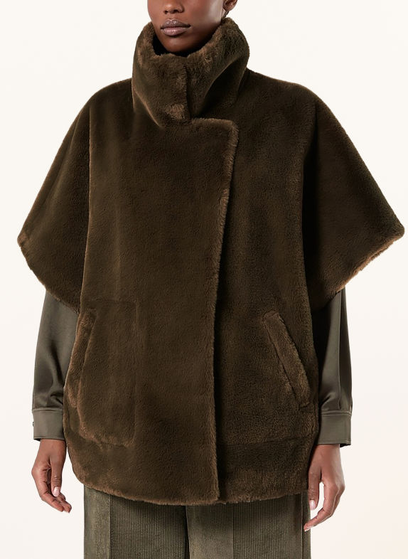 MARINA RINALDI Kunstfell-Jacke OGGI zum Wenden OLIV