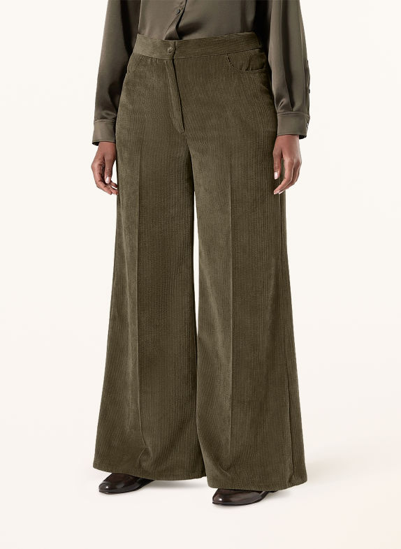MARINA RINALDI Marlene-broek CADMIO van corduroy OLIJF