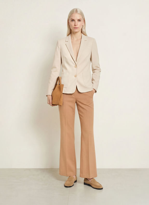 Betty Barclay Broek CAMEL / ZILVER
