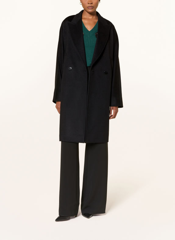 Max Mara STUDIO Wollmantel MASTRO SCHWARZ