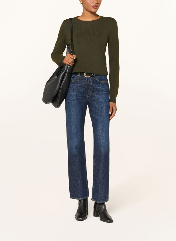 (THE MERCER) N.Y. Sweter z kaszmiru KHAKI