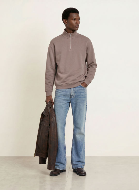 HUGO Sweat-Troyer DALIZIP TAUPE