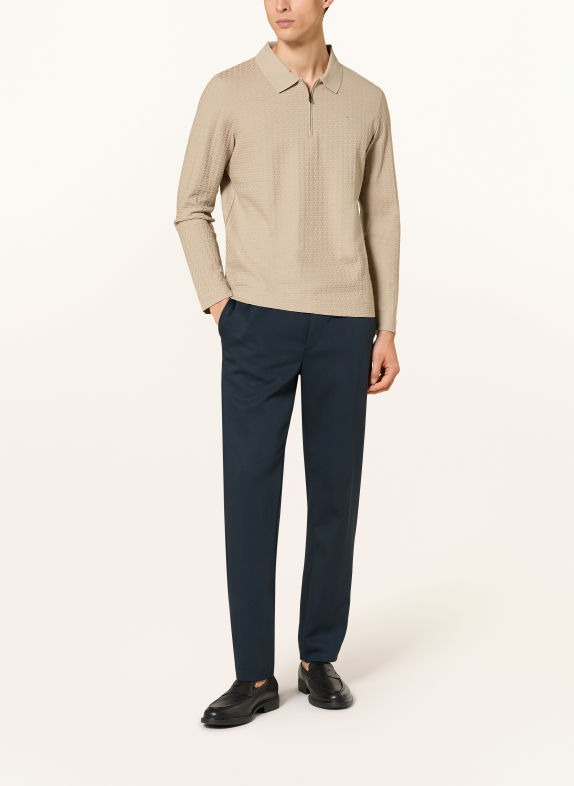 JOOP! Gebreid poloshirt TURVIN Modern Fit BEIGE