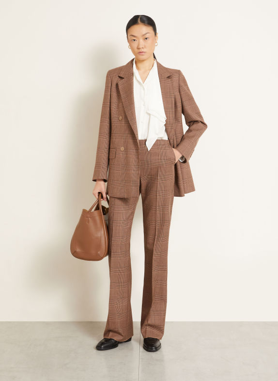 Max Mara Pantalon PEPATO MARRON / MARRON CLAIR / NOIR