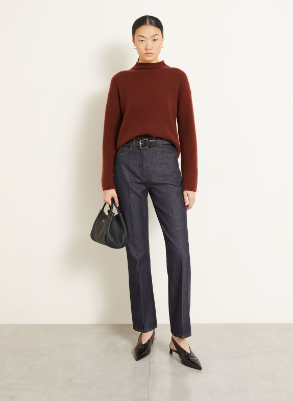 Max Mara Pullover ZODIACO mit Cashmere BRAUN