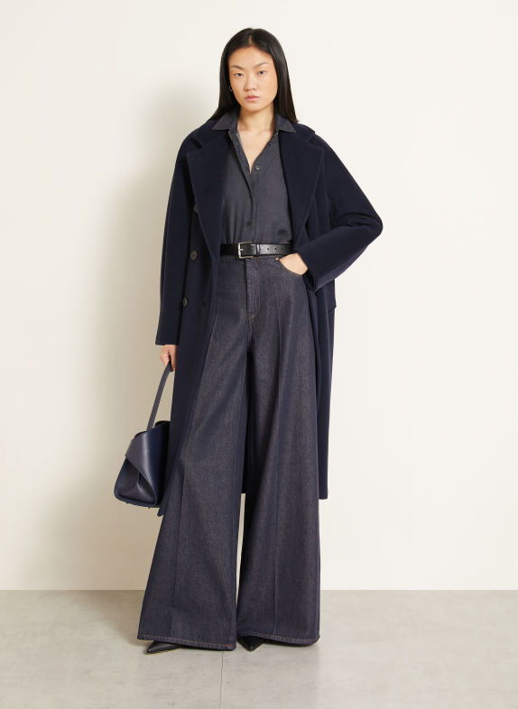Max Mara Chemise en jean MOLO BLEU FONCÉ