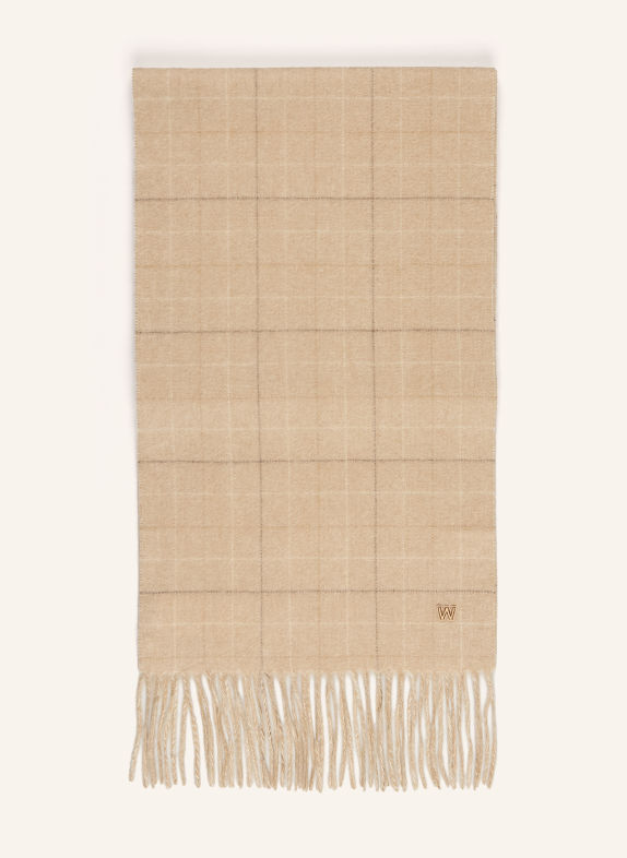 WEEKEND Max Mara Kasjmier sjaal CATONE BEIGE / DONKERGRIJS