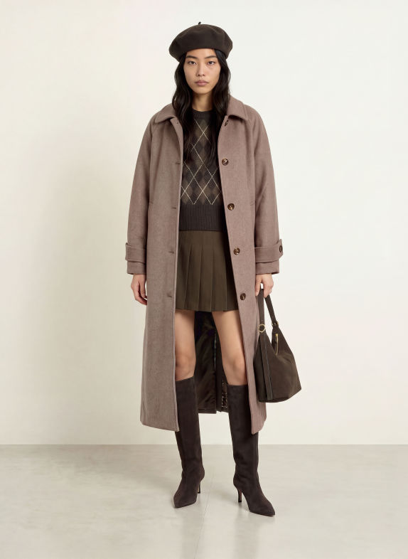 NEO NOIR Mantel KEATON TAUPE