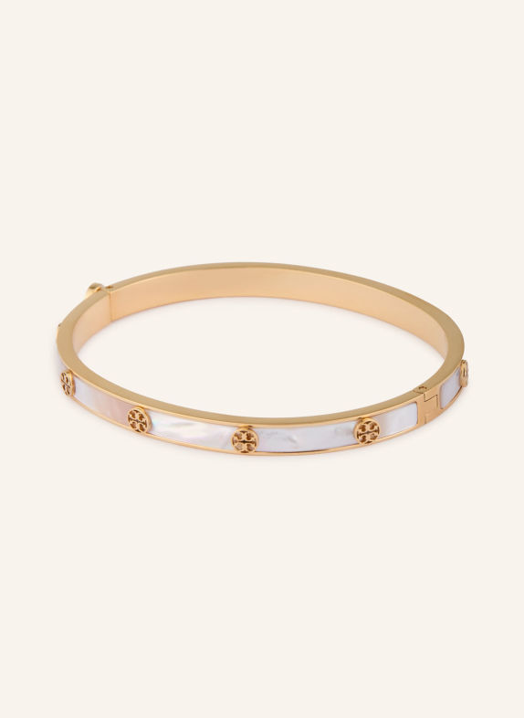 TORY BURCH Armreif ICON GOLD / WEISS