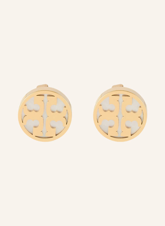 TORY BURCH Oorstekers ICON GOUD / CRÈME