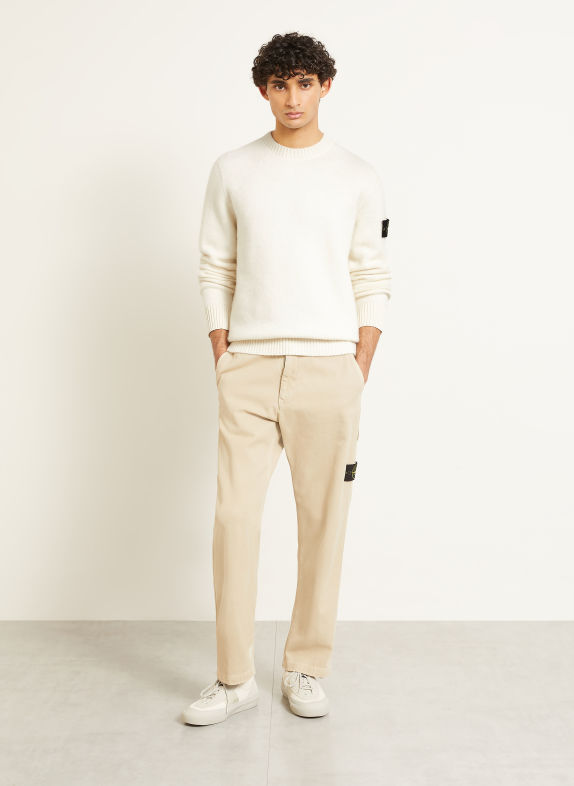 STONE ISLAND Pullover CREME
