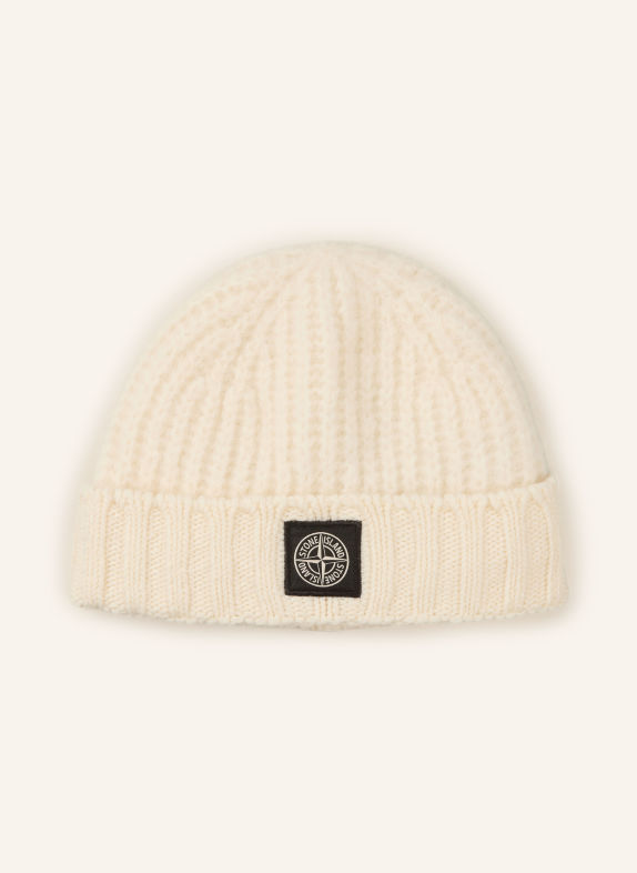 STONE ISLAND Bonnet en alpaga CRÈME