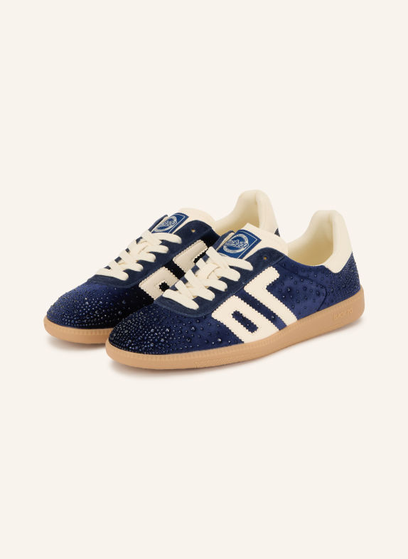 BACK 70 CLOUD Sneakers with Rhinestones BLUE / WHITE