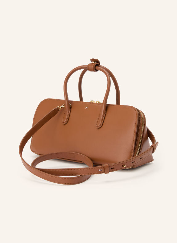 ALAÏA Schultertasche DELTA SMALL COGNAC
