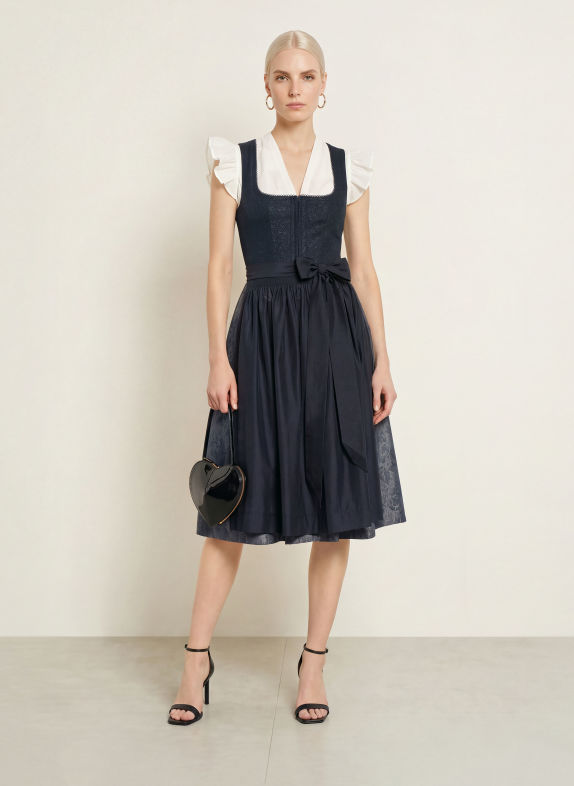 Hammerschmid Dirndl PLATTENSEE DUNKELBLAU / GRAU