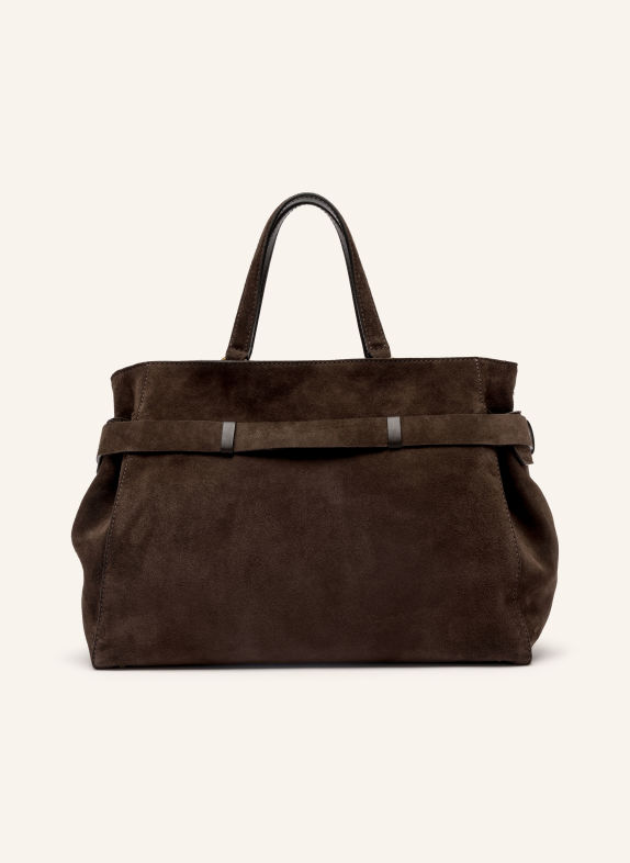 GIANNI CHIARINI Sac cabas MIRANDA EXTRA LARGE MARRON FONCÉ