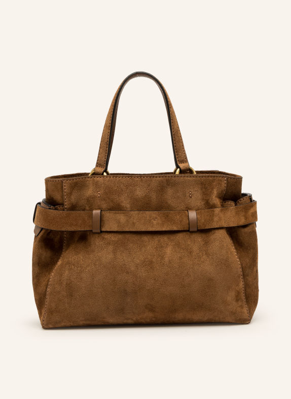 GIANNI CHIARINI Shopper MIRANDA MEDIUM COGNAC / GOLD