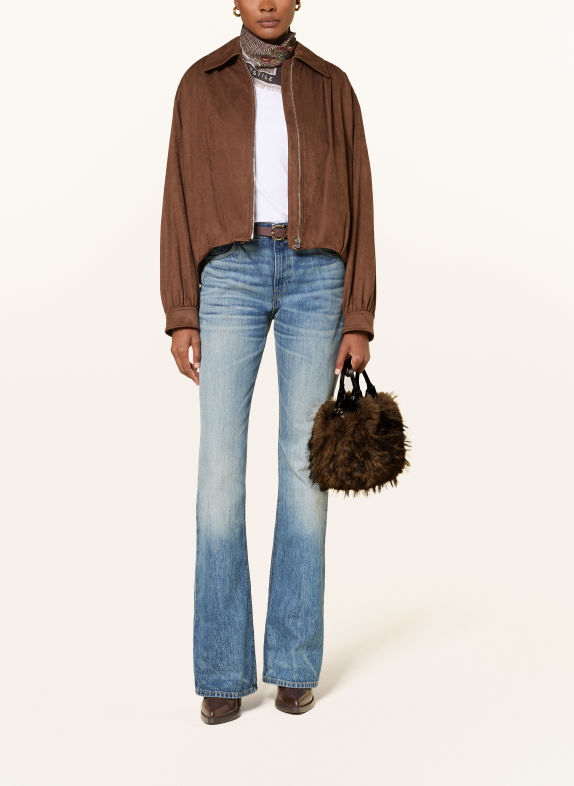 GIANNI CHIARINI Handtas DUA SMALL BRUIN / ZWART