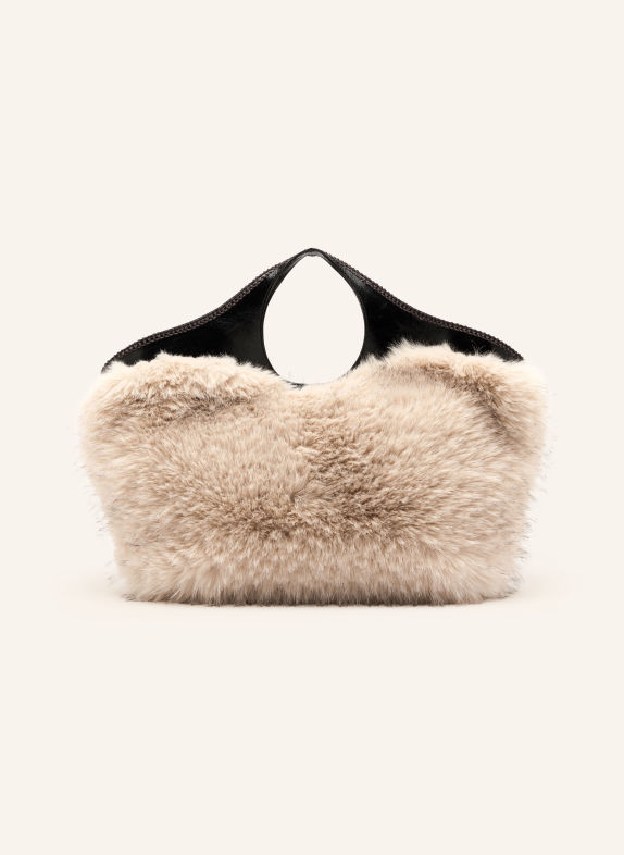 GIANNI CHIARINI Handtasche INFINITY XL SCHWARZ / CREME