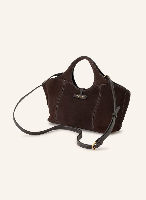 GIANNI CHIARINI Handväska INFINITY LARGE MÖRKBRUN / GULD