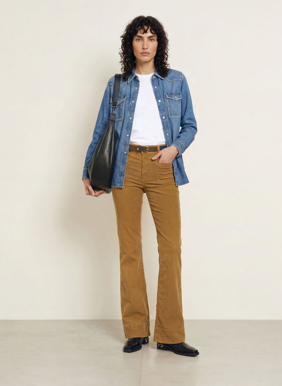 AG Jeans Spodnie z sztruksu VICKY BALE BAYLES