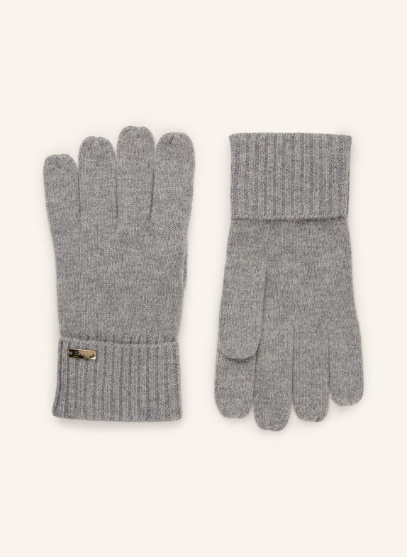 HERNO Handschoenen van kasjmier GRIJS