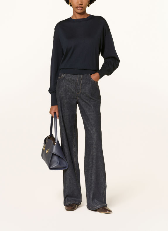 FABIANA FILIPPI Pullover mit Cashmere und Seide DUNKELBLAU