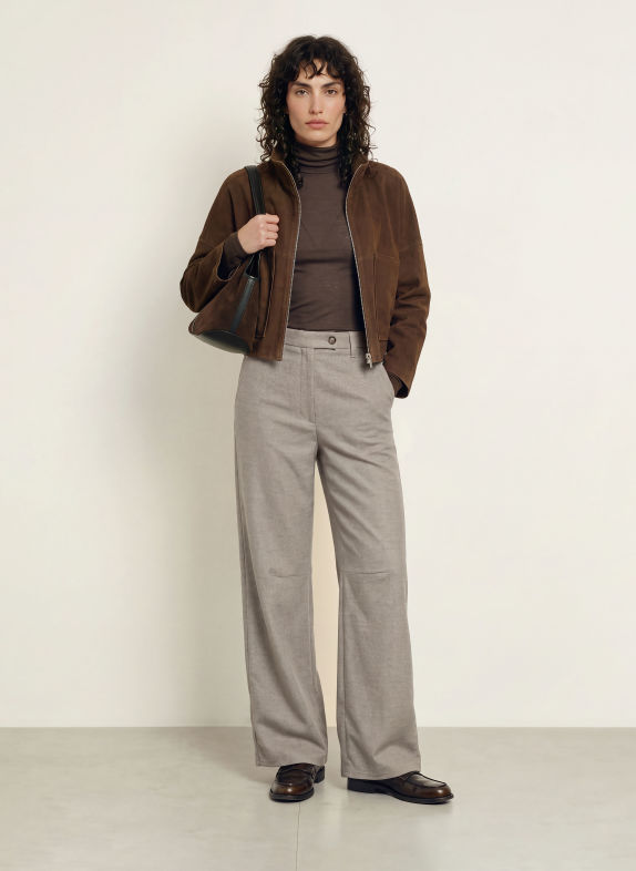 MASON'S Pantaloni Marlene VIVIENNE CITY TAUPE