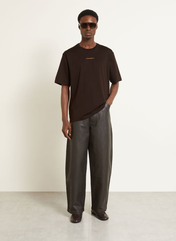 DOLCE & GABBANA T-Shirt DUNKELBRAUN / CAMEL