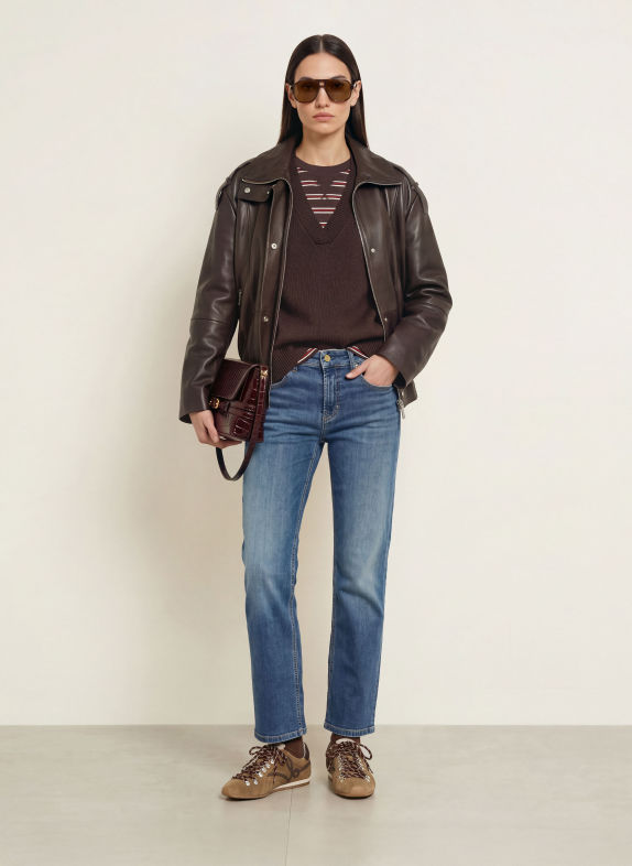 CAMBIO Straight jeans GINI 5167 radiant ocean blue