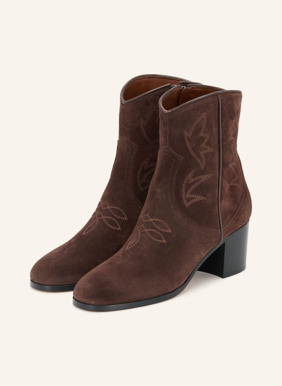 VALENTINO GARAVANI ZIMMY Ankle boots BROWN