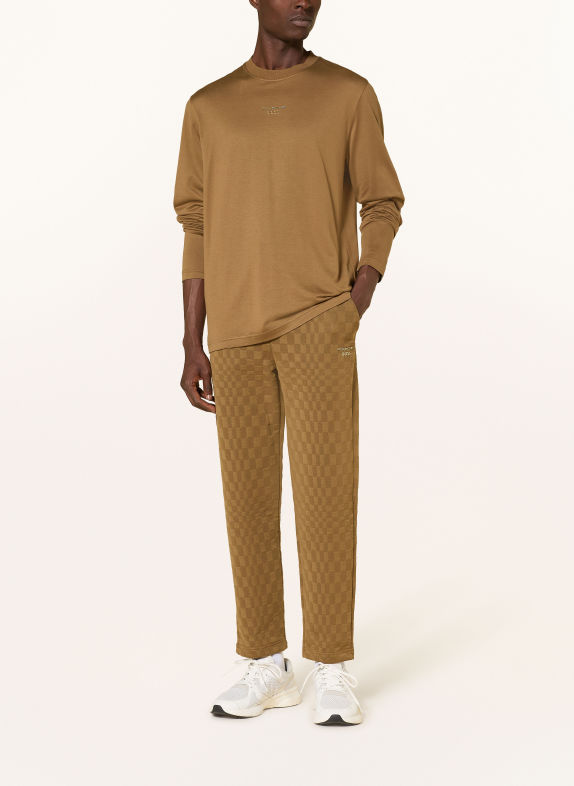 BOSS Longsleeve ICONS BRUIN / GOUD