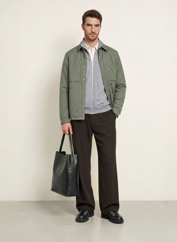 PAUL Chino Wide Fit ZWART