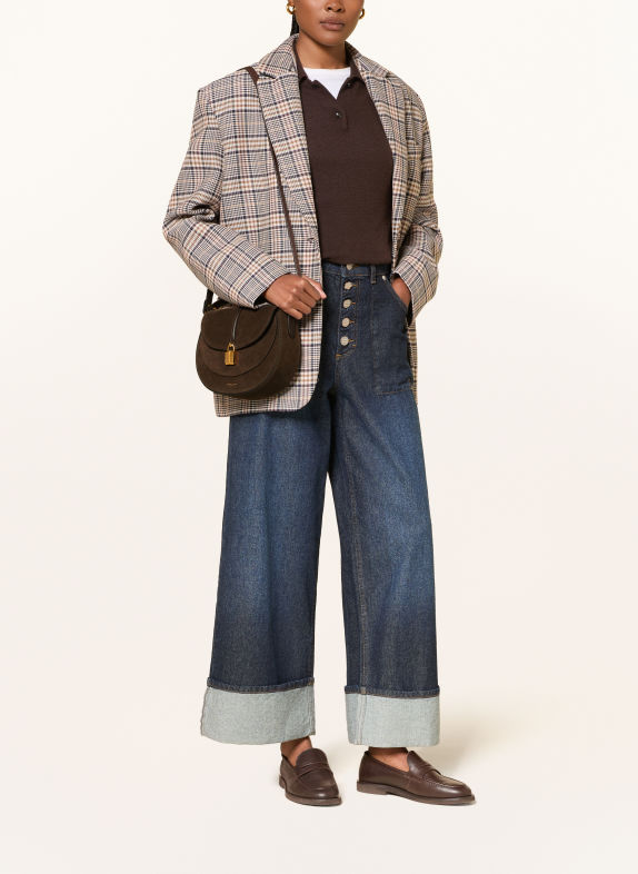 DEMELLIER Handtas THE SIENA SADDLE BRUIN