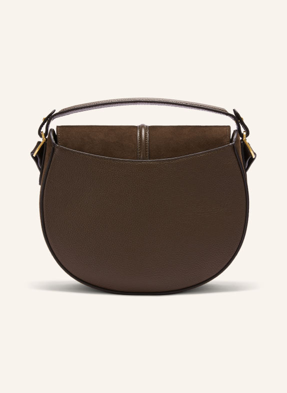 DEMELLIER Sac à main THE SIENA SADDLE MARRON