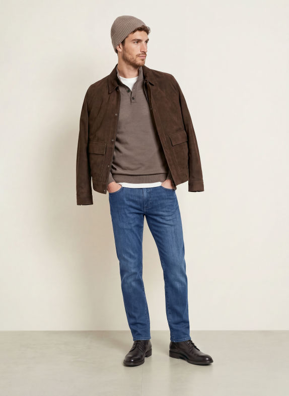 BRAX Hose CADIZ Slim Fit 26 TUNA
