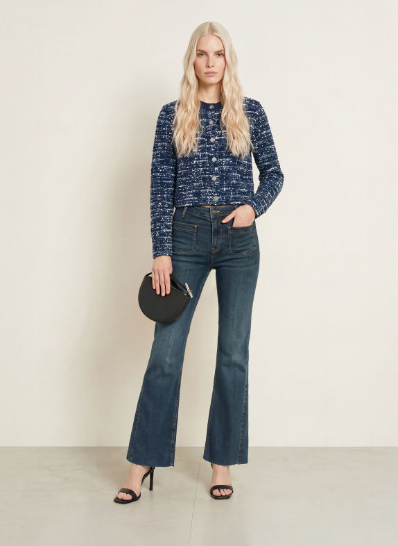 JOOP! JEANS Bootcut džíny EILENA 414 Navy 414